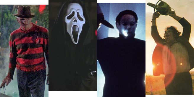 Famous characters from popular Slasher films